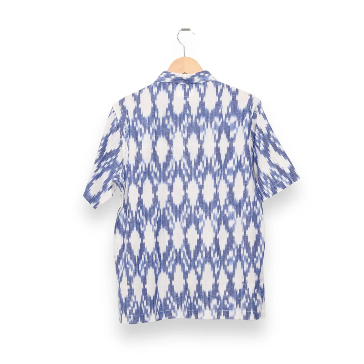 Universal Works Road Shirt summer ikat ecru P28070