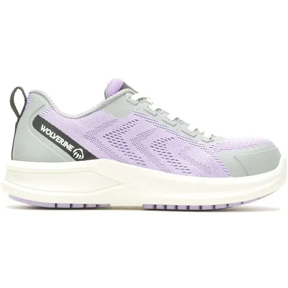 Wolverine Women's Bolt Durashocks Knit Work Shoe -Lavendar- W231009