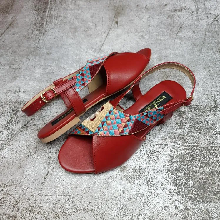 Women Embroidery Peshawri Sandal