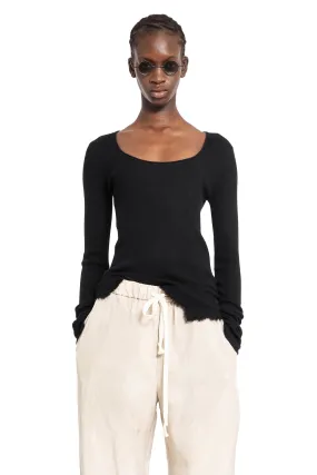 ZIGGY CHEN WOMAN BLACK KNITWEAR